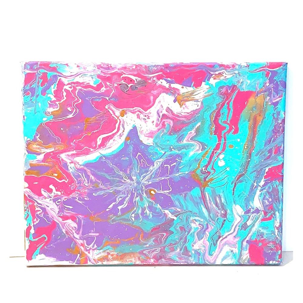“Pink Ocean” Canvas 11X16 INCHES